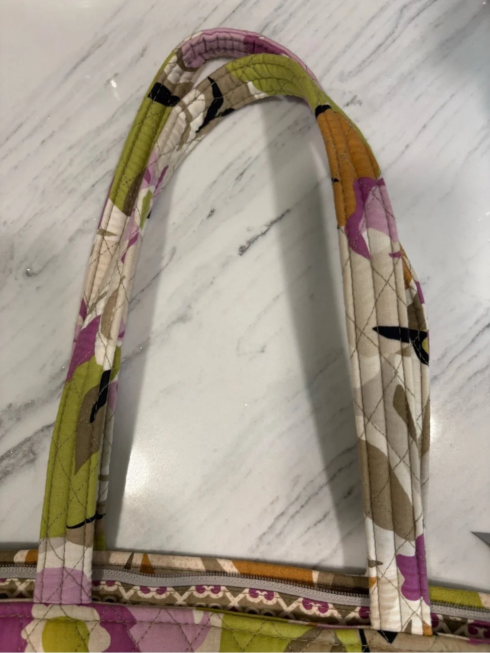 🌸 Vera Bradley Retired Portobello Road Quilted Floral Shoulder Tote🌸